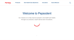Desktop Screenshot of pepsodent.com