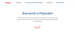 Desktop Screenshot of pepsodent.cl