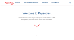 Desktop Screenshot of pepsodent.in